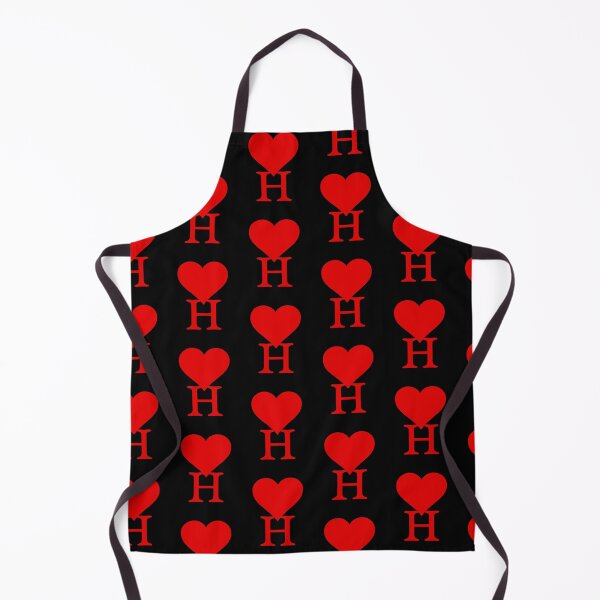 Item preview, Heart with letter initial H || Black backgroung designed and sold by ronaldsonou.