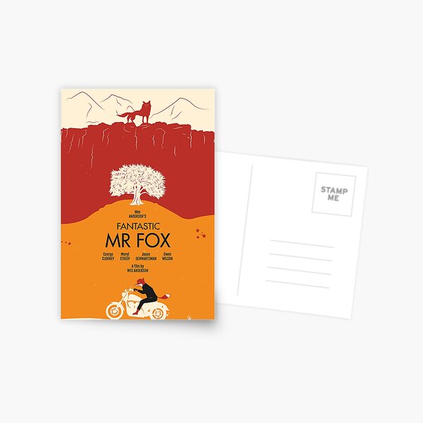 Item preview, Fantastic Mr. Fox alternative poster designed and sold by AshVibesXX.