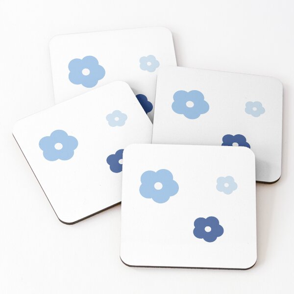 Item preview, Blue Flower Sticker Pack (Pack of three) designed and sold by blue jean graphics :).
