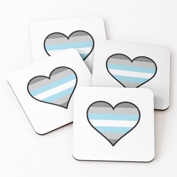 Item preview, Demiboy Pride Heart designed and sold by Friend of Frogs.