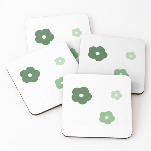 Item preview, Green Flower Sticker Pack (Pack of three) designed and sold by blue jean graphics :).
