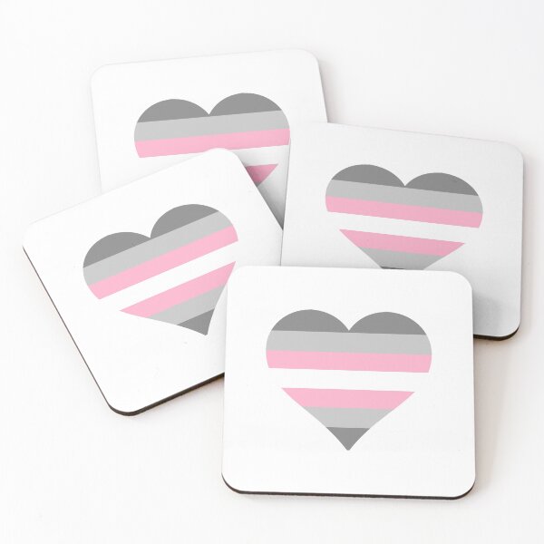 Item preview, Demigirl Pride Heart designed and sold by Friend of Frogs.