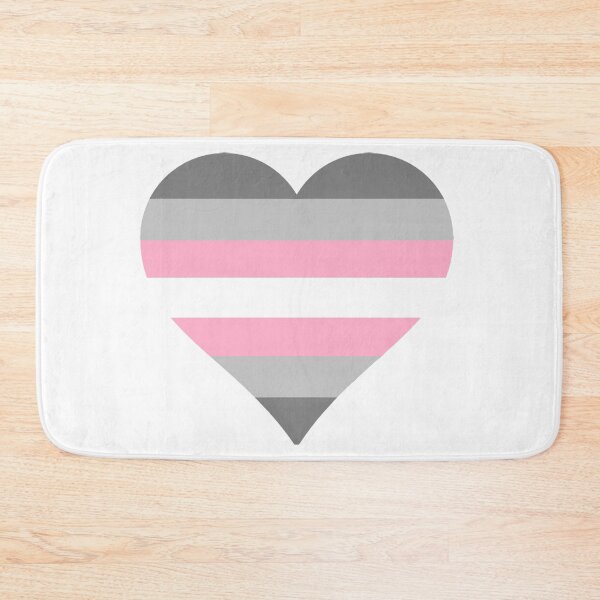 Item preview, Demigirl Pride Heart designed and sold by Friend of Frogs.