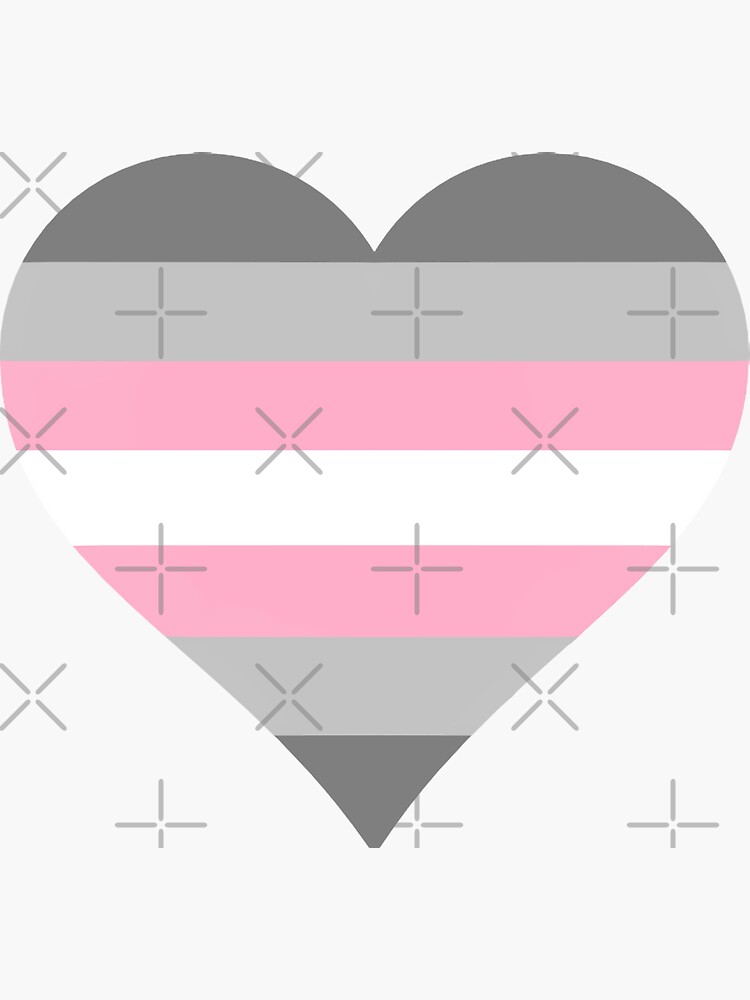 Demigirl Pride Heart Sticker For Sale By Echohicks1117 Redbubble 3756