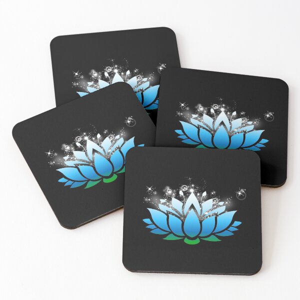Item preview, Sparkling Summer Lotus In Light Blue designed and sold by RosieSunflower.