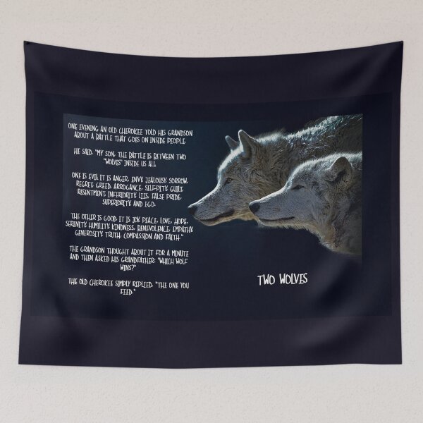 Item preview, Two Wolves designed and sold by Emilyromrell.