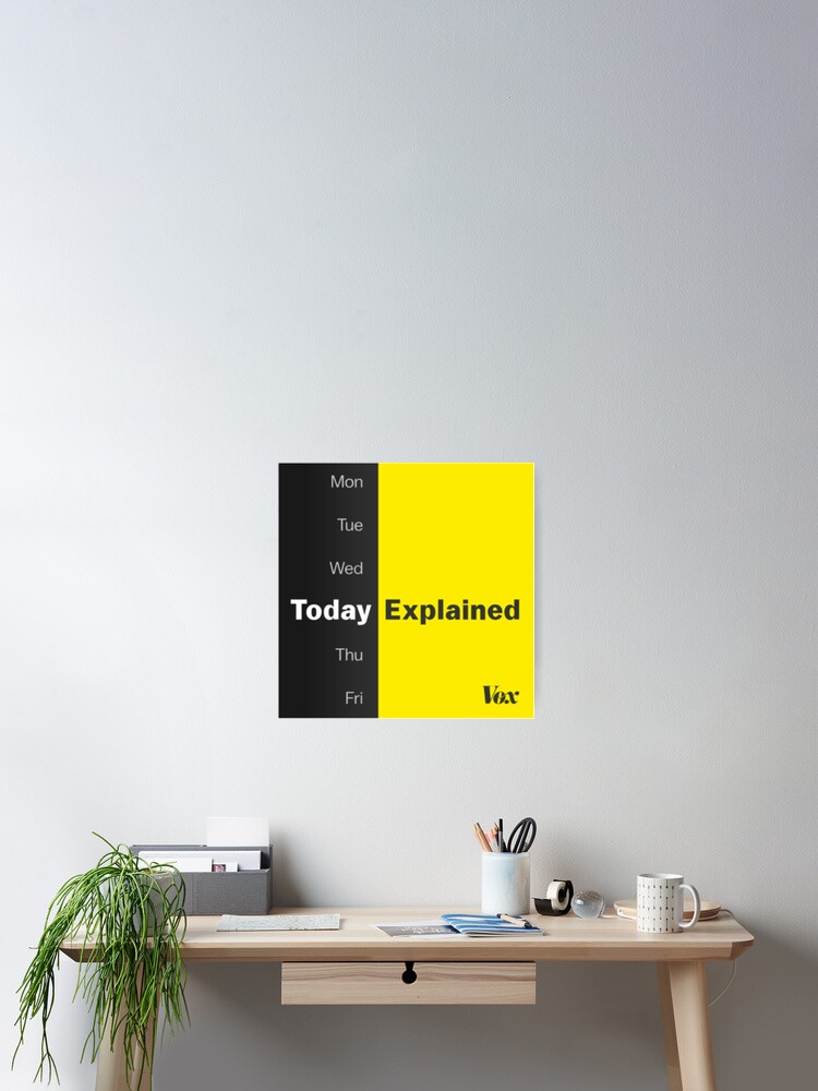 Thumbnail 2 of 3, Poster, Today Explained designed and sold by GrellenDraws.