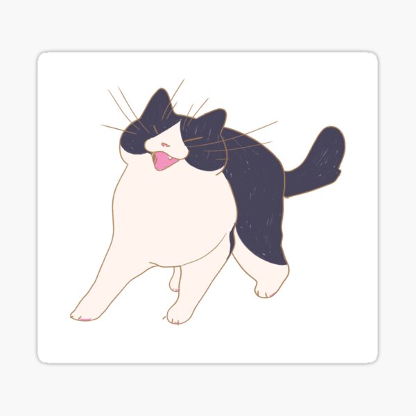 Clawdia the Cat Sticker