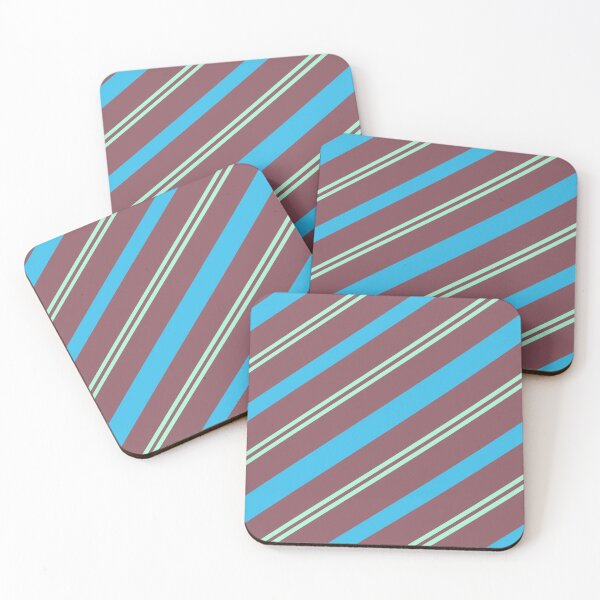 Item preview, Perfect Setup Red Blue Green Purple Stripes Pattern designed and sold by Sector18.