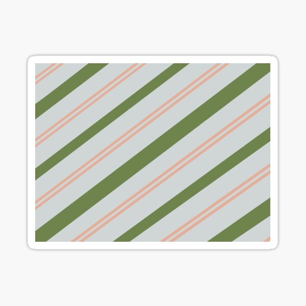 Item preview, Late Sesh Green Pink Silver Grey Stripes Pattern designed and sold by Sector18.
