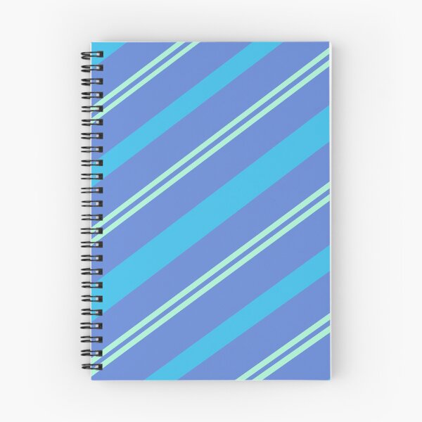 Item preview, Windy Days Blue Green Light Blue Stripes Pattern designed and sold by Sector18.