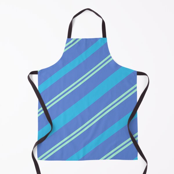 Item preview, Windy Days Blue Green Light Blue Stripes Pattern designed and sold by Sector18.