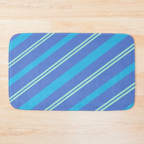 Item preview, Windy Days Blue Green Light Blue Stripes Pattern designed and sold by Sector18.