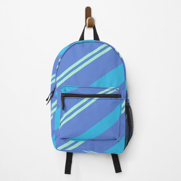 Item preview, Windy Days Blue Green Light Blue Stripes Pattern designed and sold by Sector18.