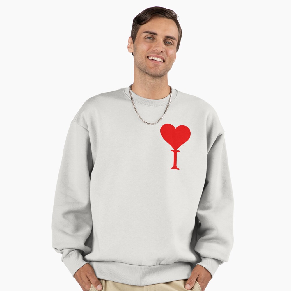 Heart with letter initial I