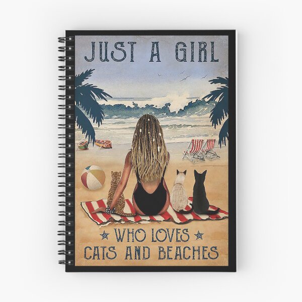 Item preview, Girl love cats and beach designed and sold by Douglafa.