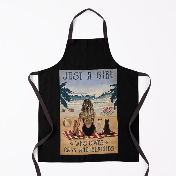 Item preview, Girl love cats and beach designed and sold by Douglafa.