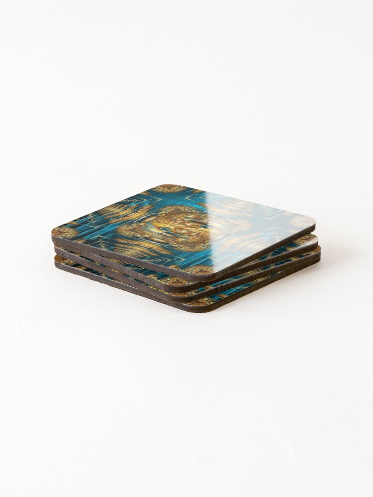Thumbnail 4 of 5, Coasters (Set of 4), Coherence designed and sold by RGiadaArtShop.