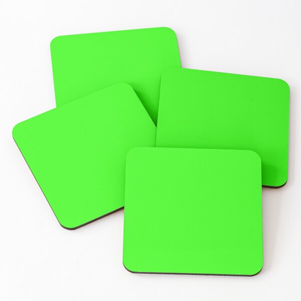 Item preview, Neon Lime Green Solid color, bright, bold, flourescent green,  designed and sold by Nostrathomas66.