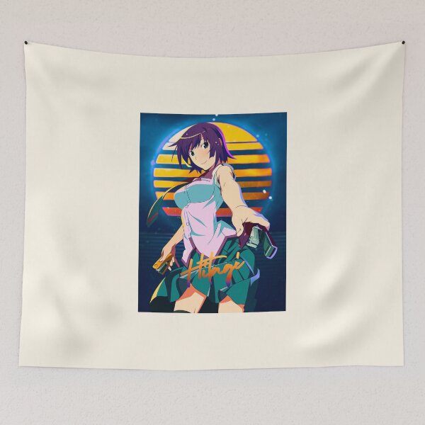 Aperçu de l'œuvre Hitagi Senjougahara 80 Retro créée et vendue par ijunk.