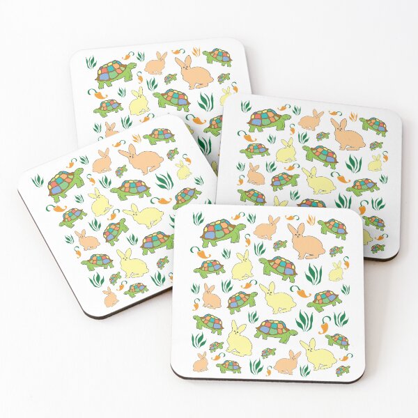 Item preview, Rabbit and Turtle Pattern designed and sold by emhoteb.