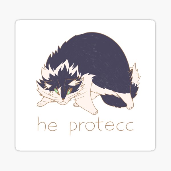 Sir Lancelot PROTECC! Sticker