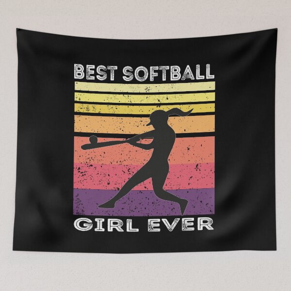 Item preview, Vintage Softball Shirt Girl Pitching Silhouette Retro Sunset, Amazing Gift For A Softball Girl Gamer designed and sold by Rassitni.