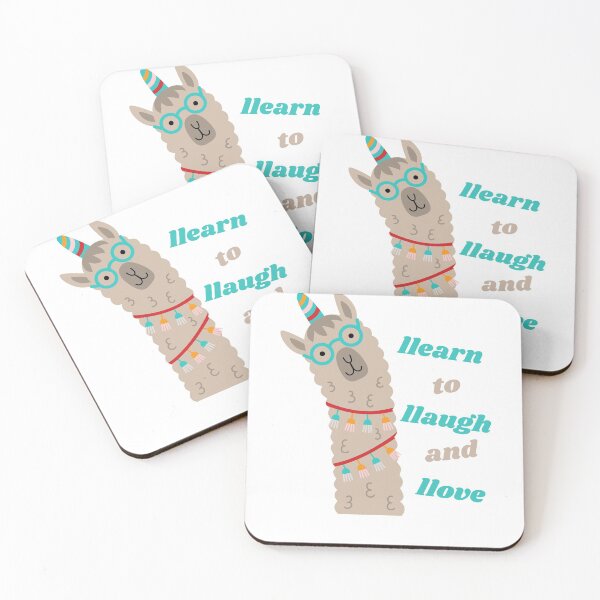 Item preview, LLearn to LLaugh and LLove LLama designed and sold by The Long's Way Home.