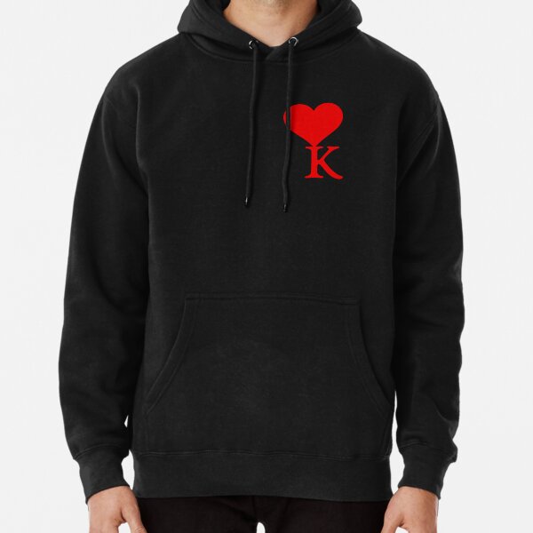 Heart with letter initial K || Black backgroung