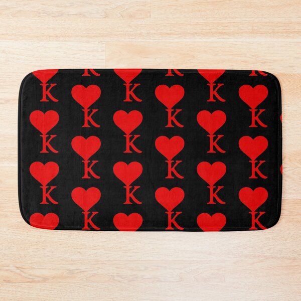 Item preview, Heart with letter initial K || Black backgroung designed and sold by ronaldsonou.
