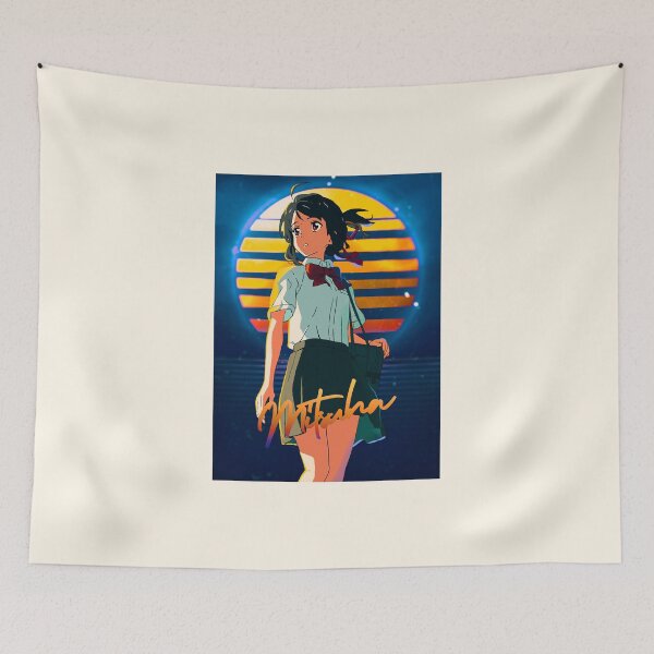 Item preview, Mitsuha Miyamizu 80 Retro designed and sold by ijunk.