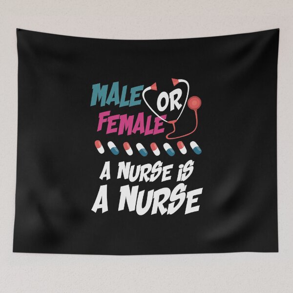 Item preview, Male or Female a Nurse is a Nurse | Nursing designed and sold by Dancing Dolphin Crafts.