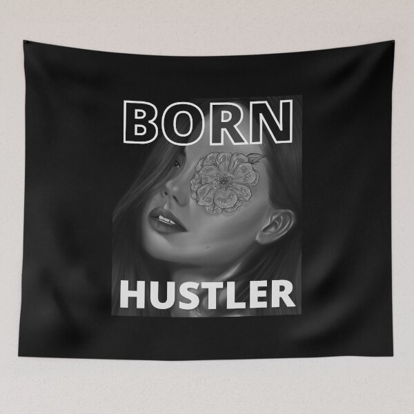 Item preview, Born hustler  designed and sold by EmotionArt.