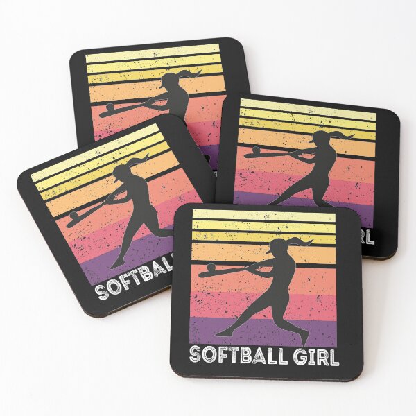 Item preview, Vintage Softball Shirt Girl Pitching Silhouette Retro Sunset, Amazing Gift For A Softball Girl Gamer designed and sold by Rassitni.