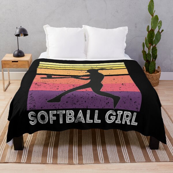 Item preview, Vintage Softball Shirt Girl Pitching Silhouette Retro Sunset, Amazing Gift For A Softball Girl Gamer designed and sold by Rassitni.