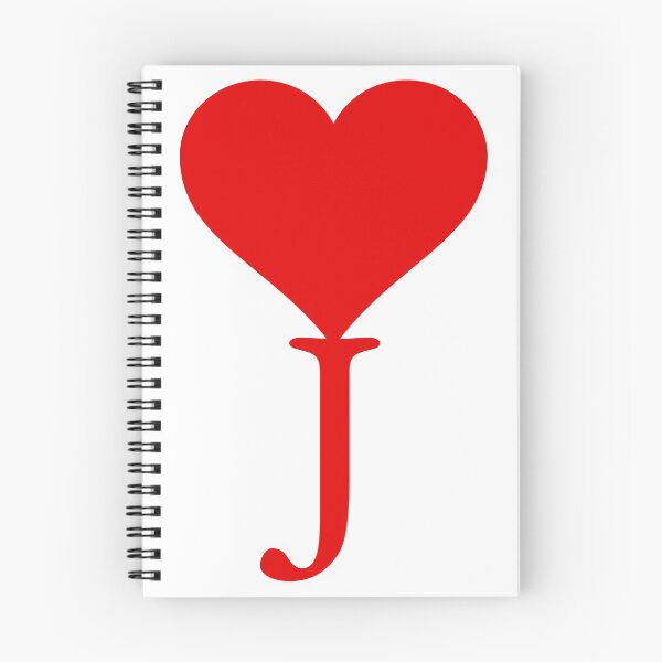 Item preview, Heart with letter initial J designed and sold by ronaldsonou.
