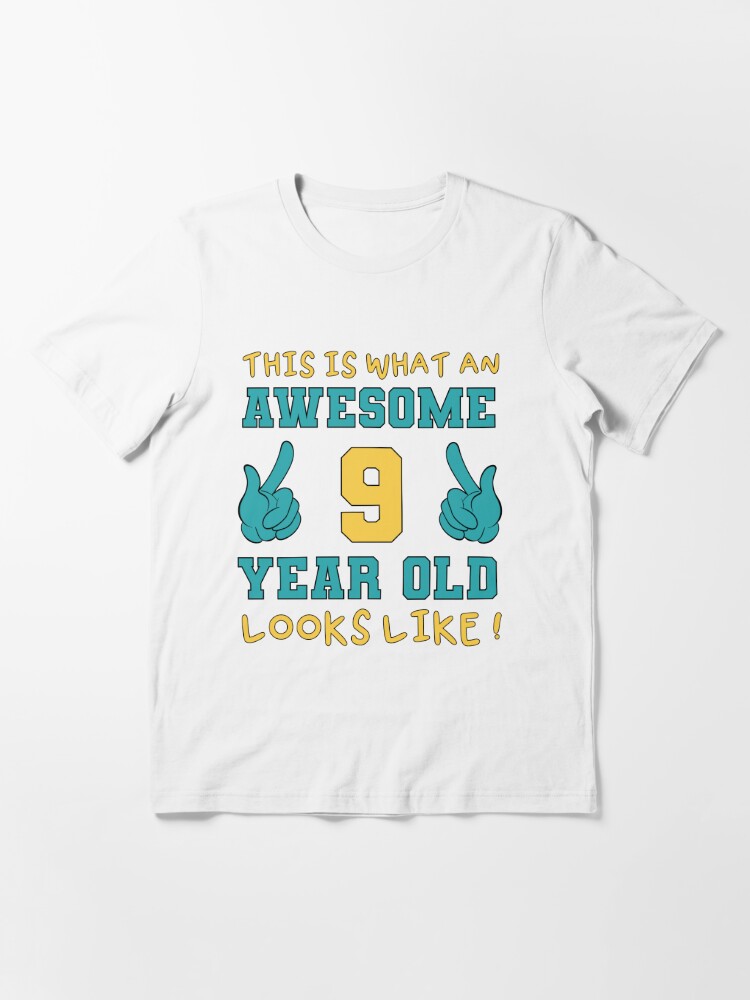 Camiseta para niños for Sale con la obra «9 años cumpleaños niño