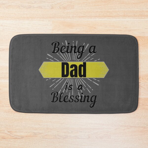 Item preview, Being a Dad is a blessing typography classic t-shirt designed and sold by Cosmowear.