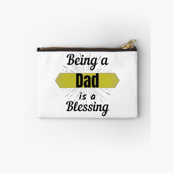 Item preview, Being a Dad is a blessing typography classic t-shirt designed and sold by Cosmowear.