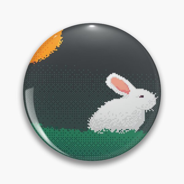Item preview, Fuzzy Bunny Pixel Art designed and sold by PhonoForest.