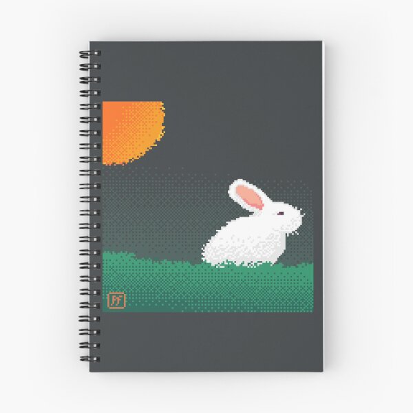 Item preview, Fuzzy Bunny Pixel Art designed and sold by PhonoForest.