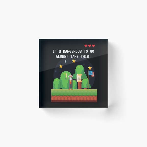 Item preview, "It's Dangerous To Go Alone Takes This!" | Geeky Independence Day Design designed and sold by GeekFlex.