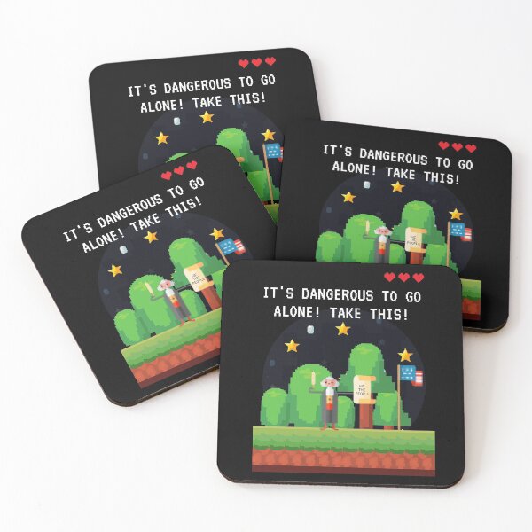 Item preview, "It's Dangerous To Go Alone Takes This!" | Geeky Independence Day Design designed and sold by GeekFlex.