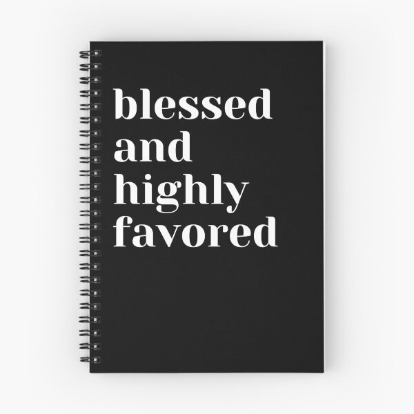 Item preview, Blessed & Highly Favored 2 (black) designed and sold by The Long's Way Home.