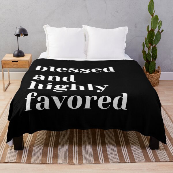 Item preview, Blessed & Highly Favored 2 (black) designed and sold by The Long's Way Home.