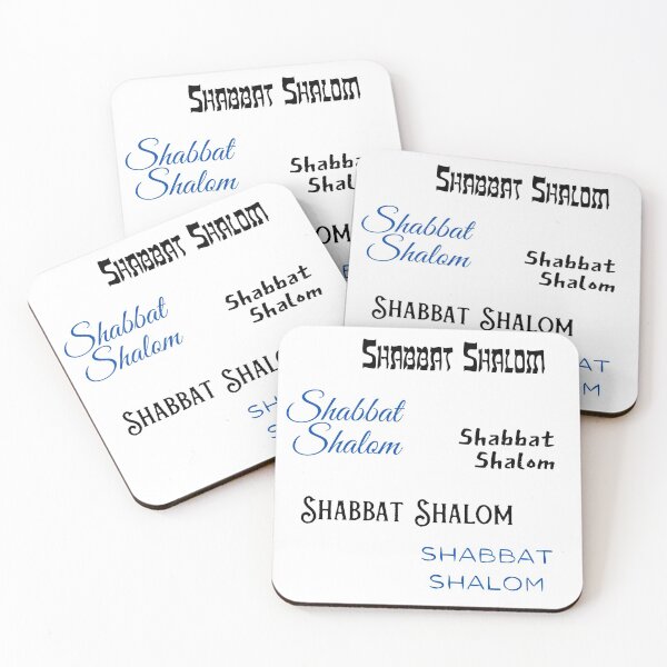 Item preview, Shabbat Shalom Sticker Pack designed and sold by Torah-Tees.