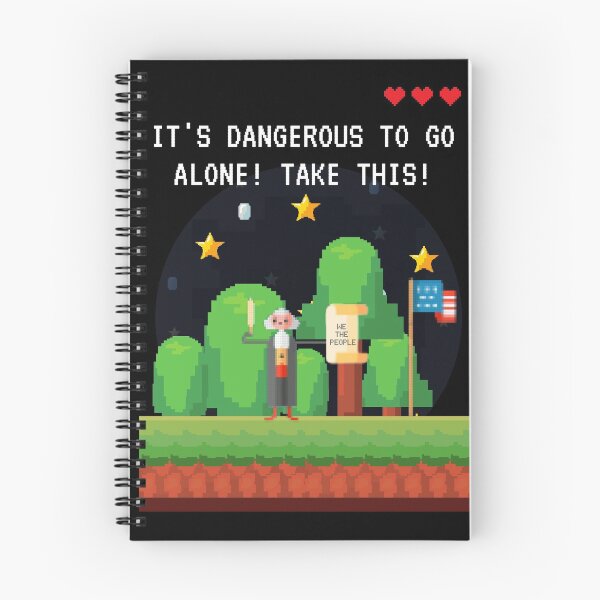 Item preview, "It's Dangerous To Go Alone Takes This!" | Geeky Independence Day Design designed and sold by GeekFlex.