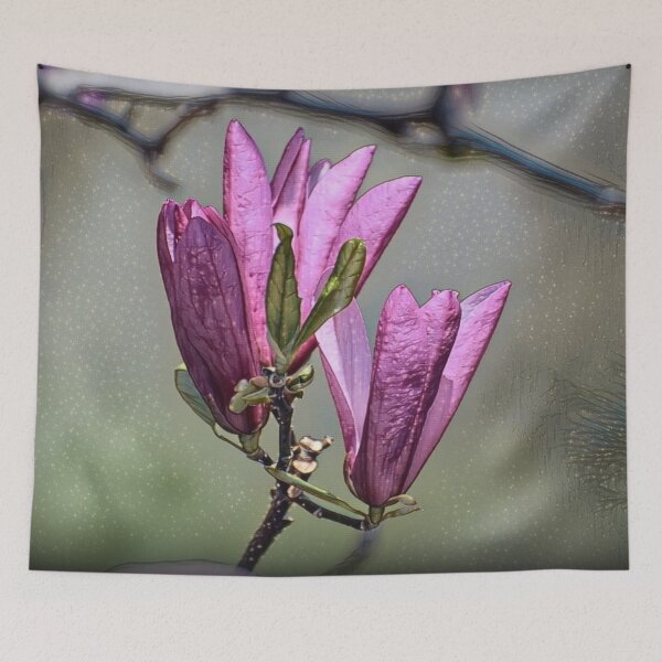 Item preview, Purple Magnolia Blooms designed and sold by ReneeKennedy.