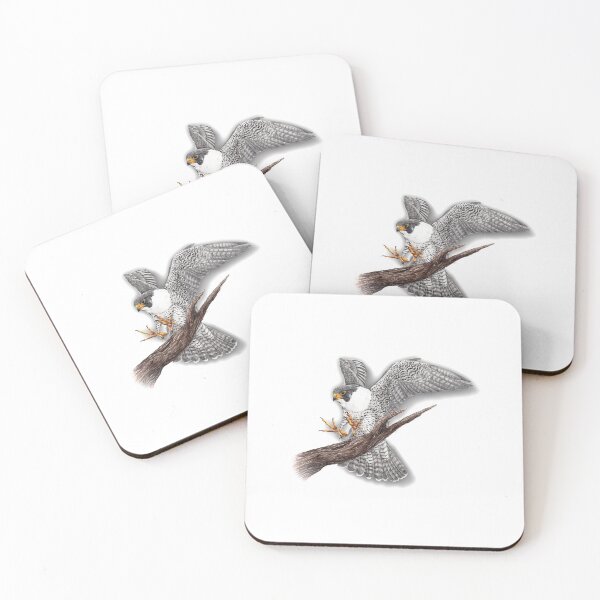 Item preview, Peregrine Falcon Watercolor designed and sold by just-art.