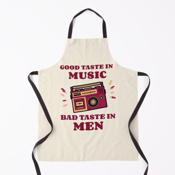 Item preview, Good taste in music bad taste in men designed and sold by DesignBoulevard.